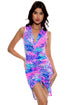 Luli Fama Dancing Queen Hi Lo Scrunch Dress